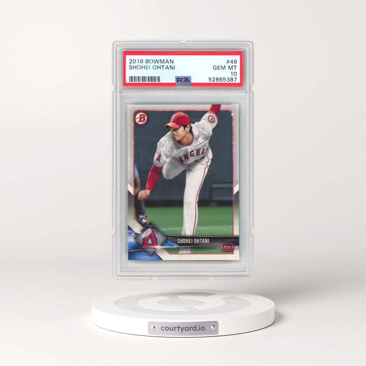2018 Bowman #49 Shohei Ohtani (PSA 10 GEM MINT)