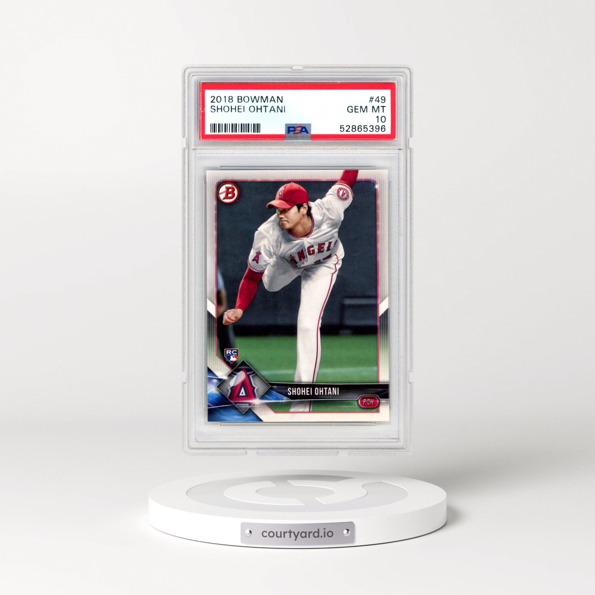 2018 Bowman #49 Shohei Ohtani (PSA 10 GEM MINT)