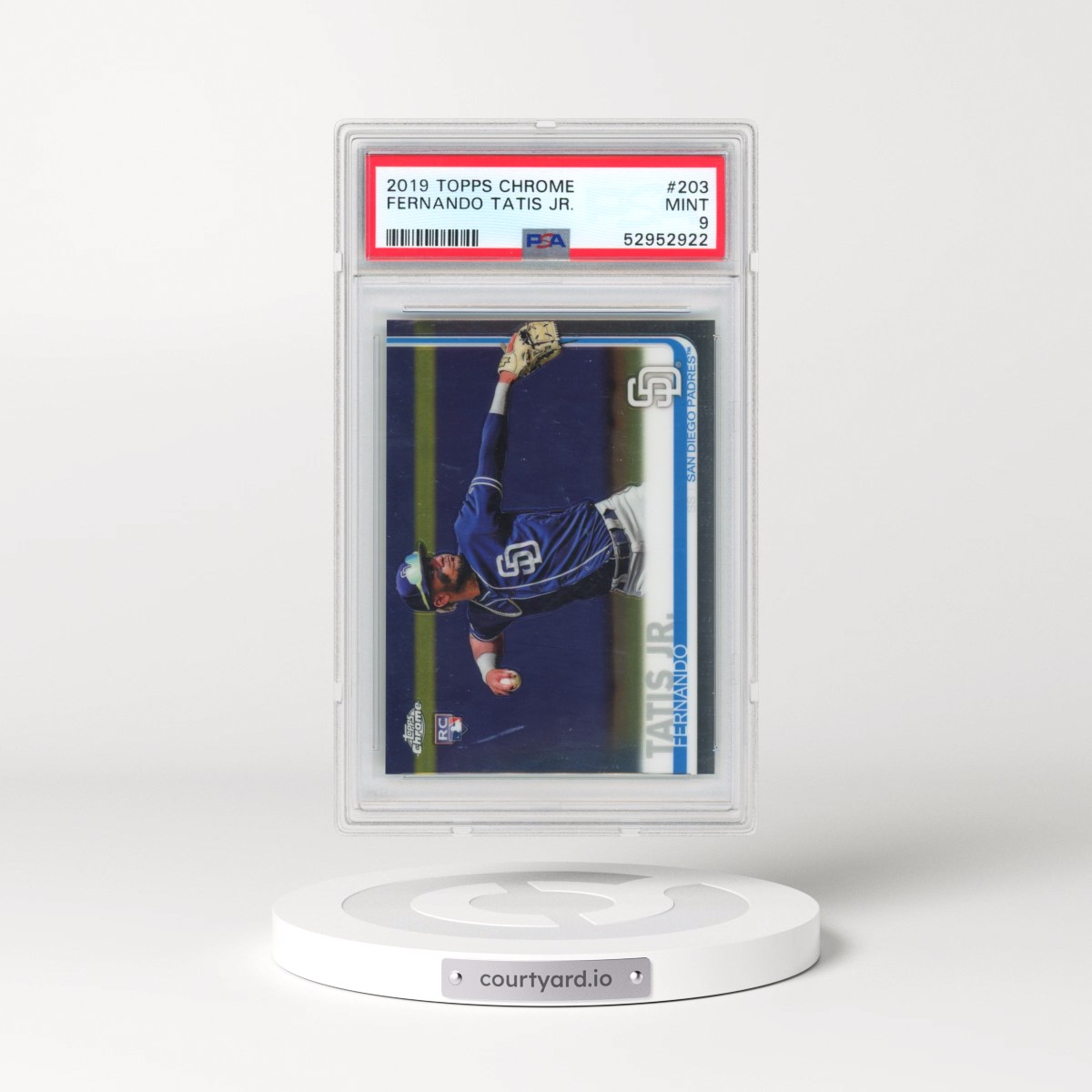 2019 Topps Chrome #203 Fernando Tatis Jr. (PSA 9 MINT)
