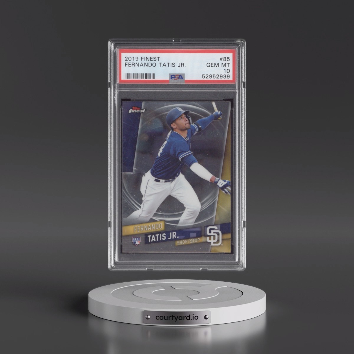 2019 Finest #85 Fernando Tatis Jr. (PSA 10 GEM MINT)