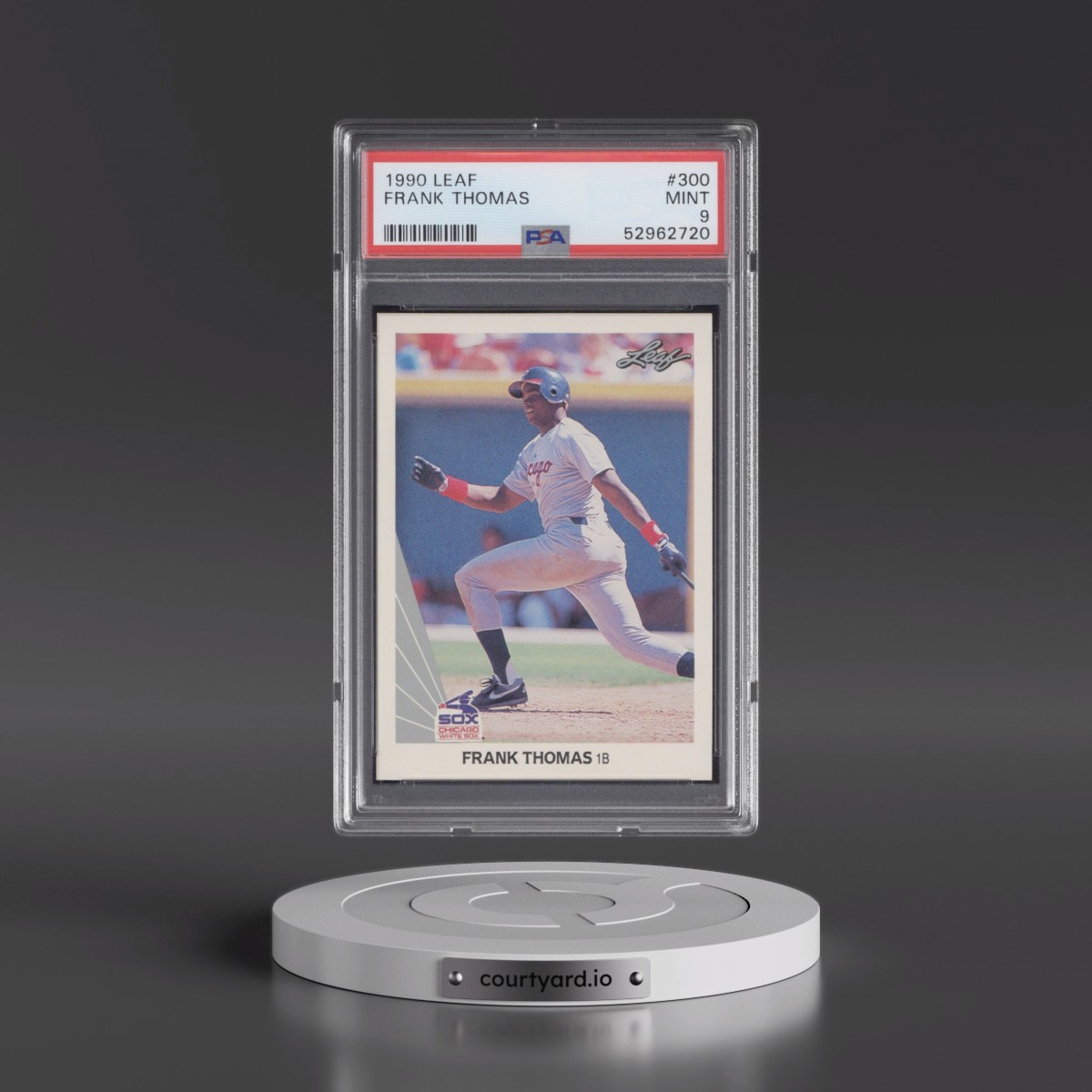 1990 Leaf #300 Frank Thomas (PSA 9 MINT)