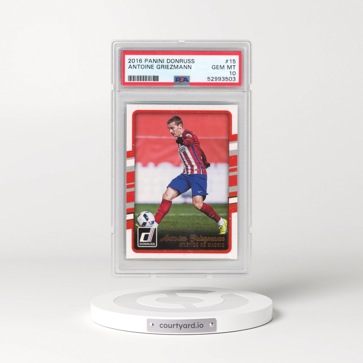 2016 Panini Donruss #15 Antoine Griezmann (PSA 10 GEM MINT)