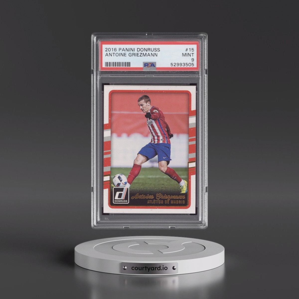 2016 Panini Donruss #15 Antoine Griezmann (PSA 9 MINT)