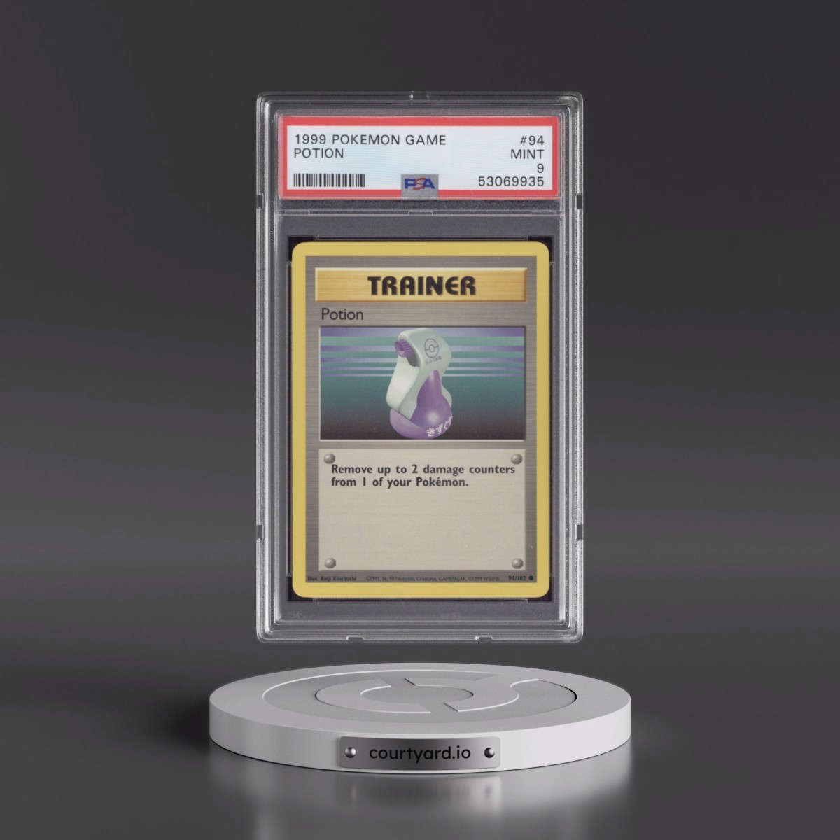 1999 Pokémon Game Potion #94 PSA 9