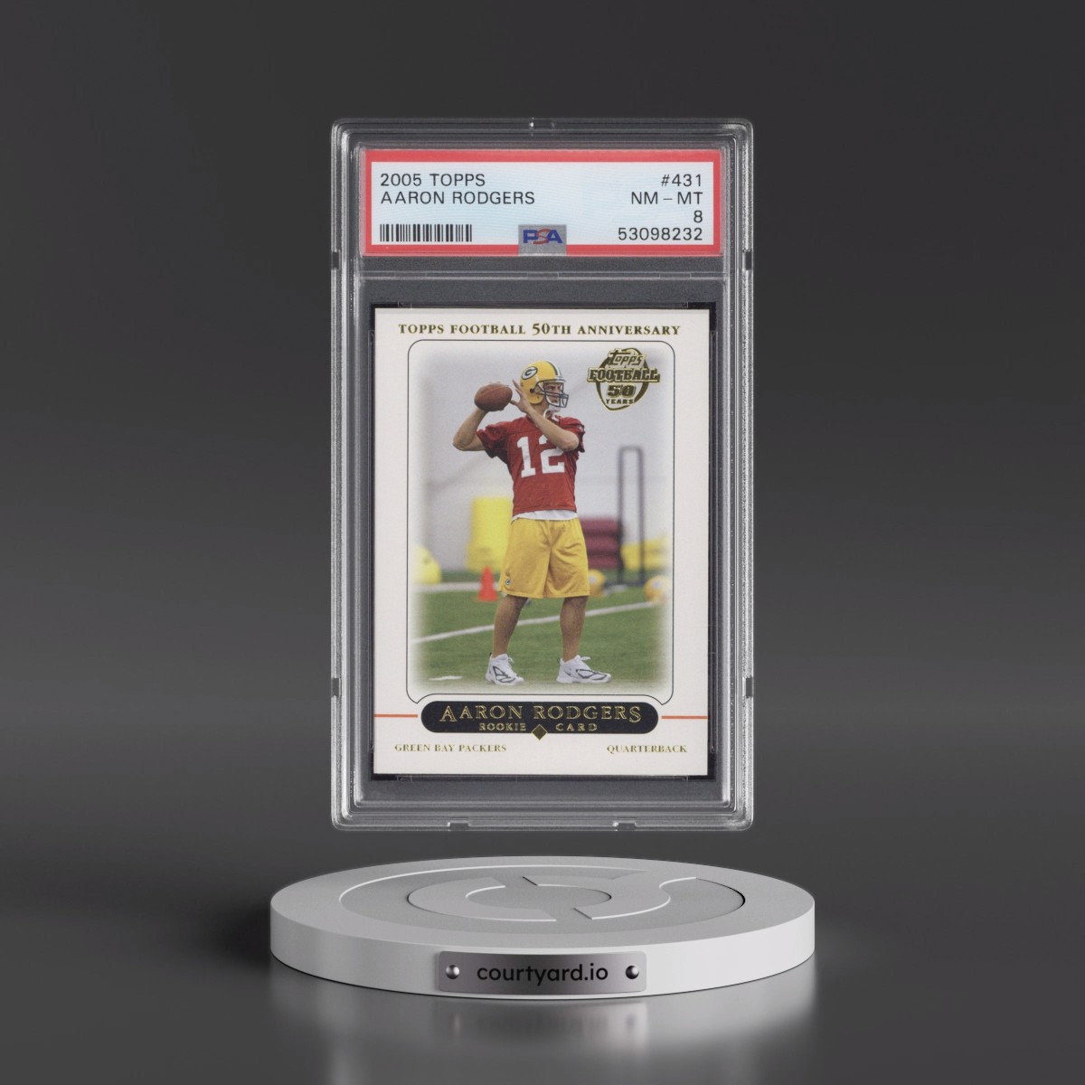 2005 Topps #431 Aaron Rodgers (PSA 8 NM-MT)