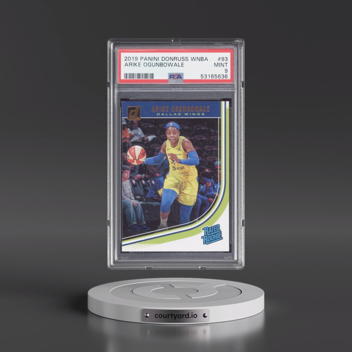 2019 Panini Donruss WNBA #93 Arike Ogunbowale (PSA 9 MINT)