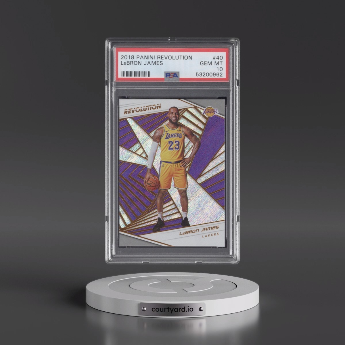 2018 Panini Revolution #40 LeBron James (PSA 10 GEM MINT)