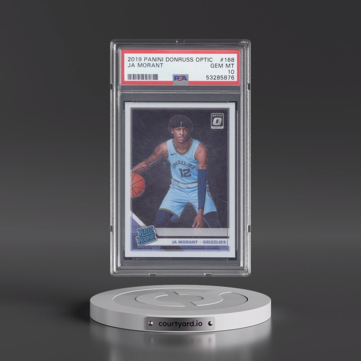 2019 Panini Donruss Optic #168 Ja Morant (PSA 10 GEM MINT)