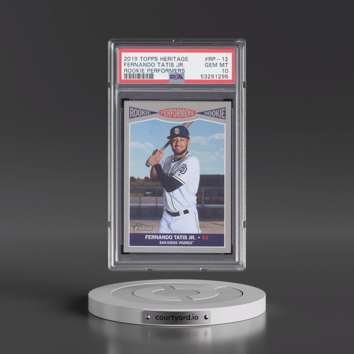 2019 Topps Heritage Rookie Performers #RP-12 Fernando Tatis Jr. (PSA 10 GEM MINT)