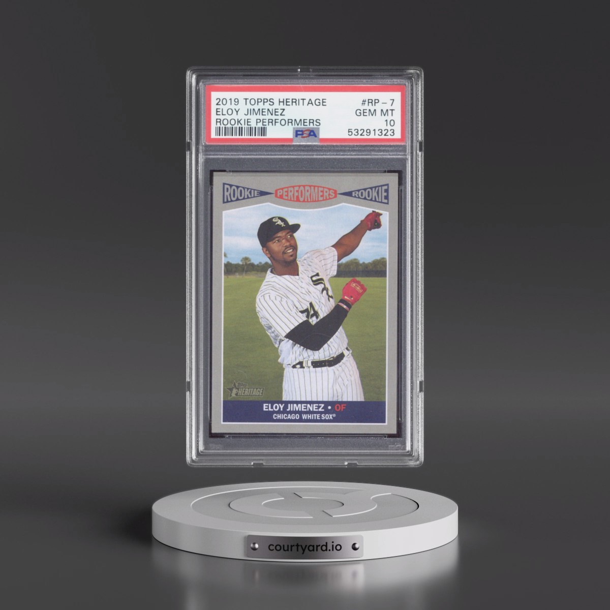 2019 Topps Heritage Rookie Performers #RP-7 Eloy Jimenez (PSA 10 GEM MINT)