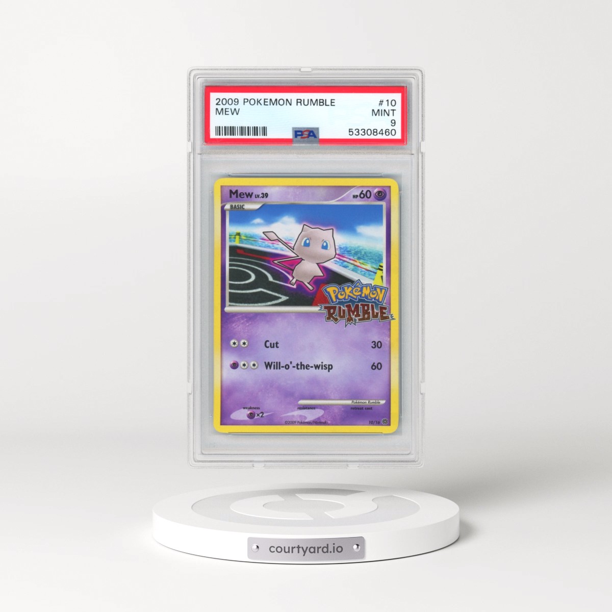 2009 Pokémon Rumble #10 Mew (PSA 9 MINT)