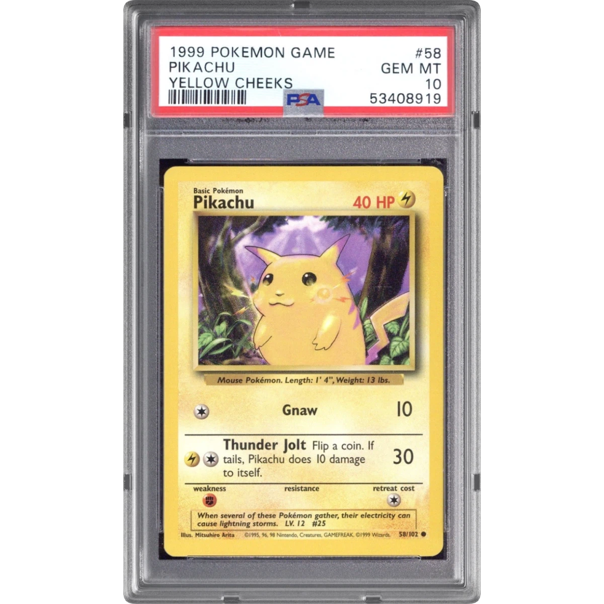 Pikachu card artwork