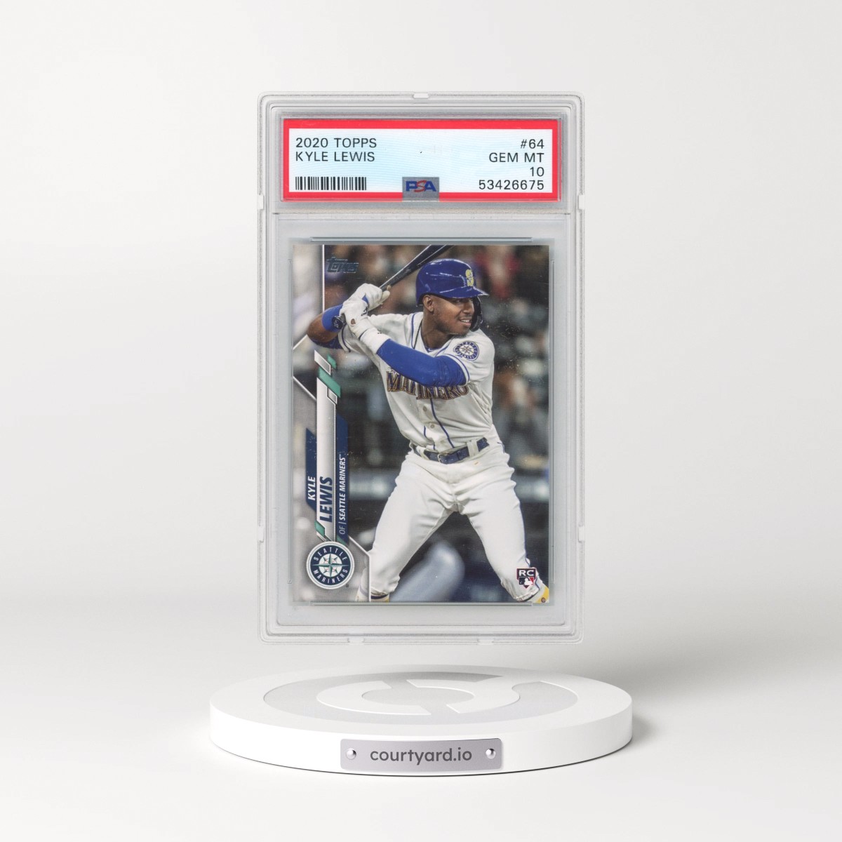 2020 Topps #64 Kyle Lewis (PSA 10 GEM MINT)