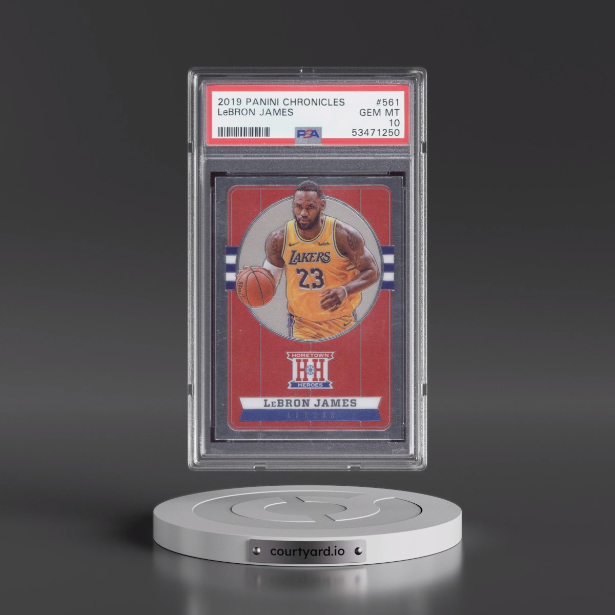 2019 Panini Chronicles #561 LeBron James (PSA 10 GEM MINT)