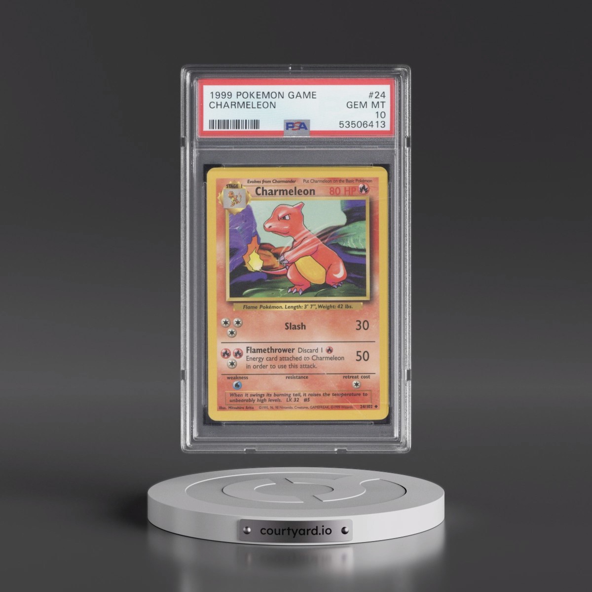 1999 Pokémon Game Charmeleon #24 PSA 10