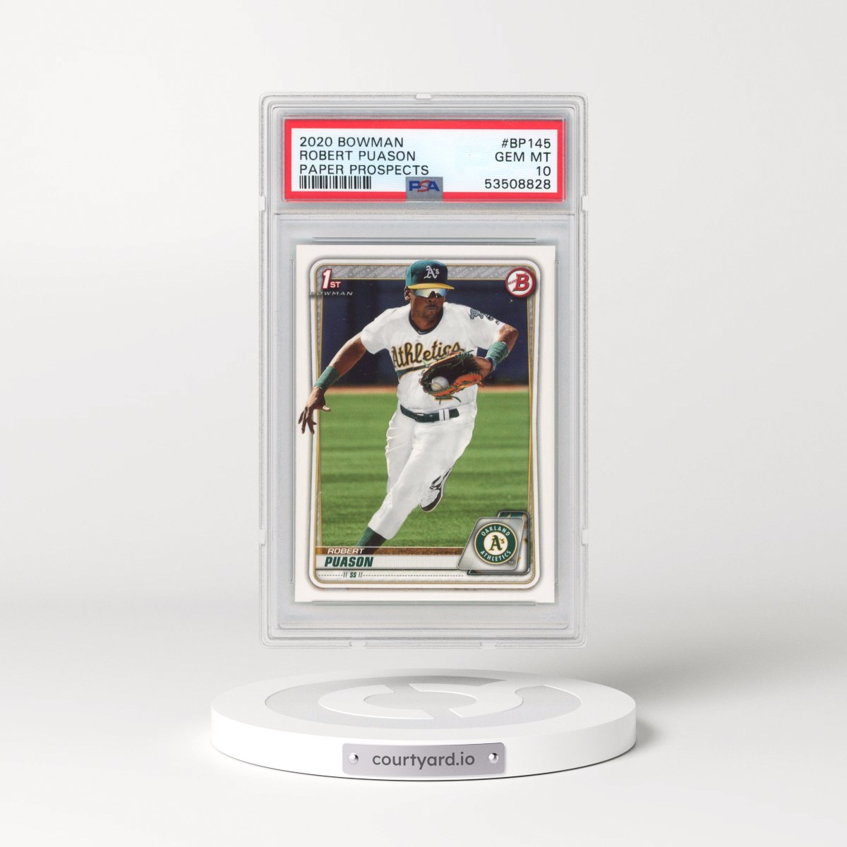 2020 Bowman Paper Prospects #BP145 Robert Puason (PSA 10 GEM MINT)
