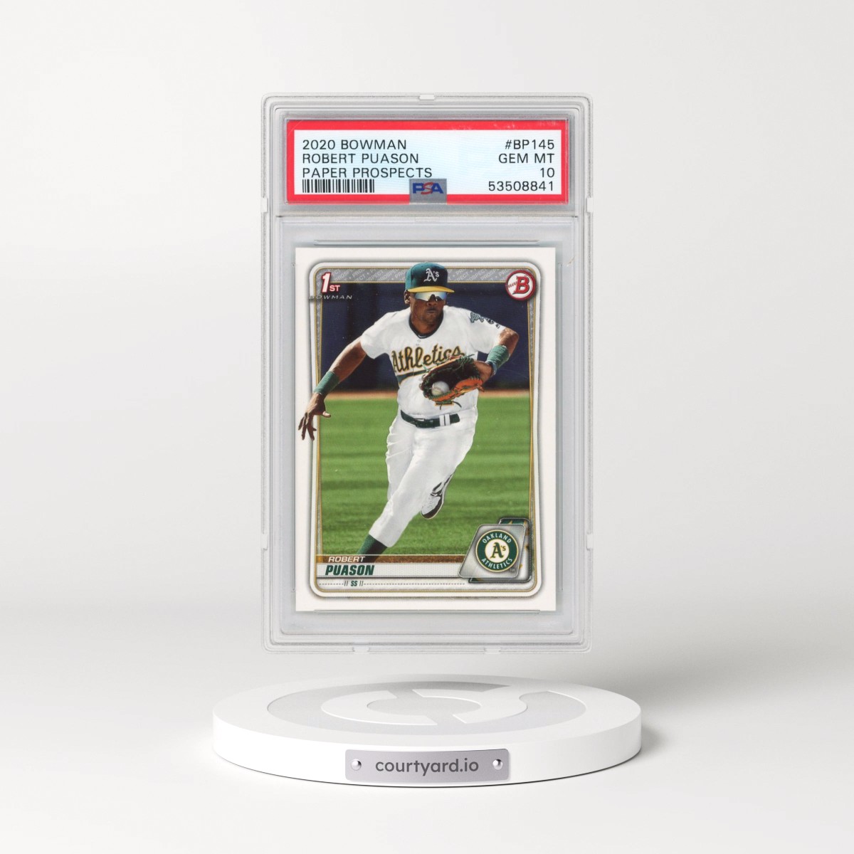 2020 Bowman Paper Prospects #BP145 Robert Puason (PSA 10 GEM MINT)