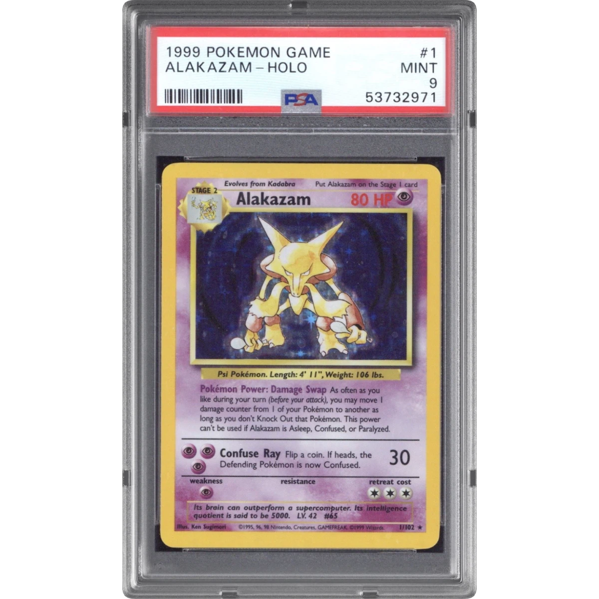 Alakazam card artwork