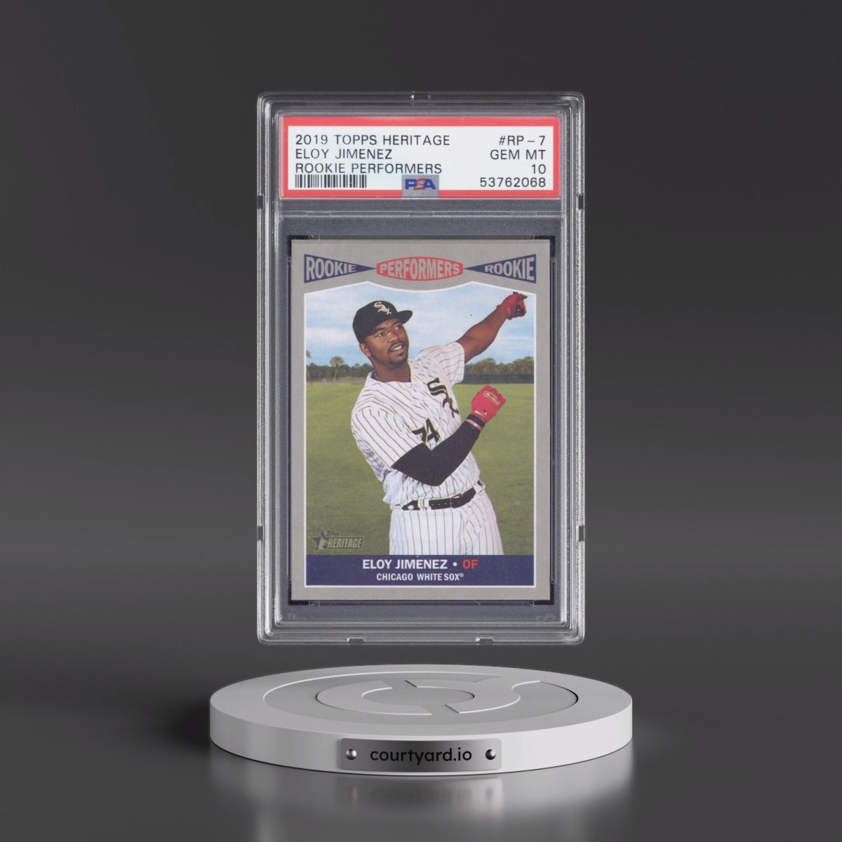 2019 Topps Heritage Rookie Performers #RP-7 Eloy Jimenez (PSA 10 GEM MINT)