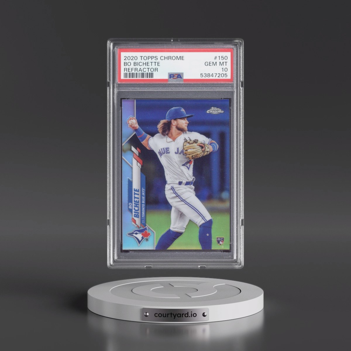 2020 Topps Chrome #150 Bo Bichette - Refractor (PSA 10 GEM MINT)