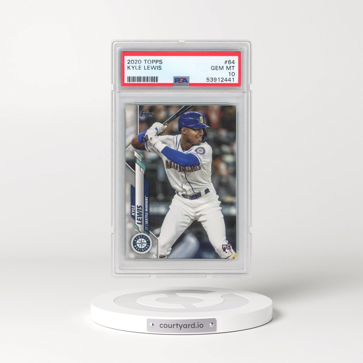2020 Topps #64 Kyle Lewis (PSA 10 GEM MINT)