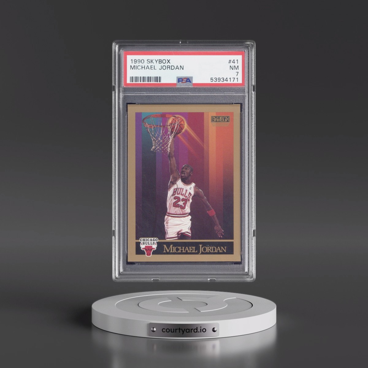1990 Skybox #41 Michael Jordan (PSA 7 NM)
