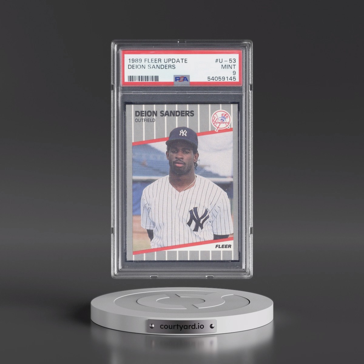 1989 Fleer Update Deion Sanders #U-53 PSA 9
