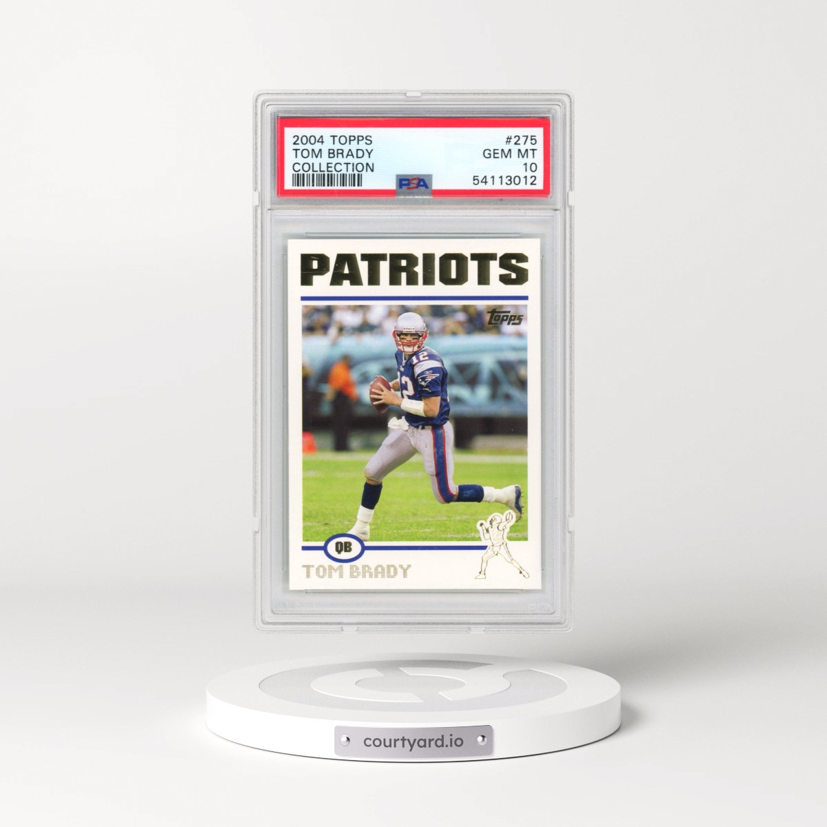 2004 Topps Tom Brady - Collection #275 PSA 10
