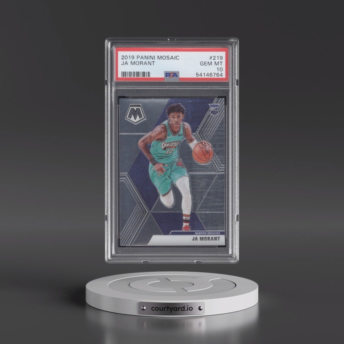 2019 Panini Mosaic Ja Morant #219 PSA 10