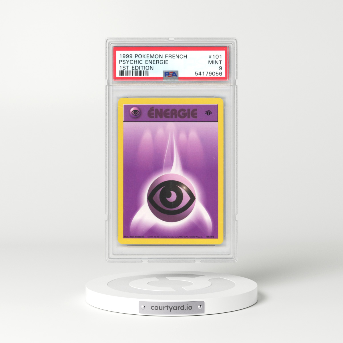 1999 Pokémon #101 Psychic Energie - 1st Edition (PSA 9 MINT)
