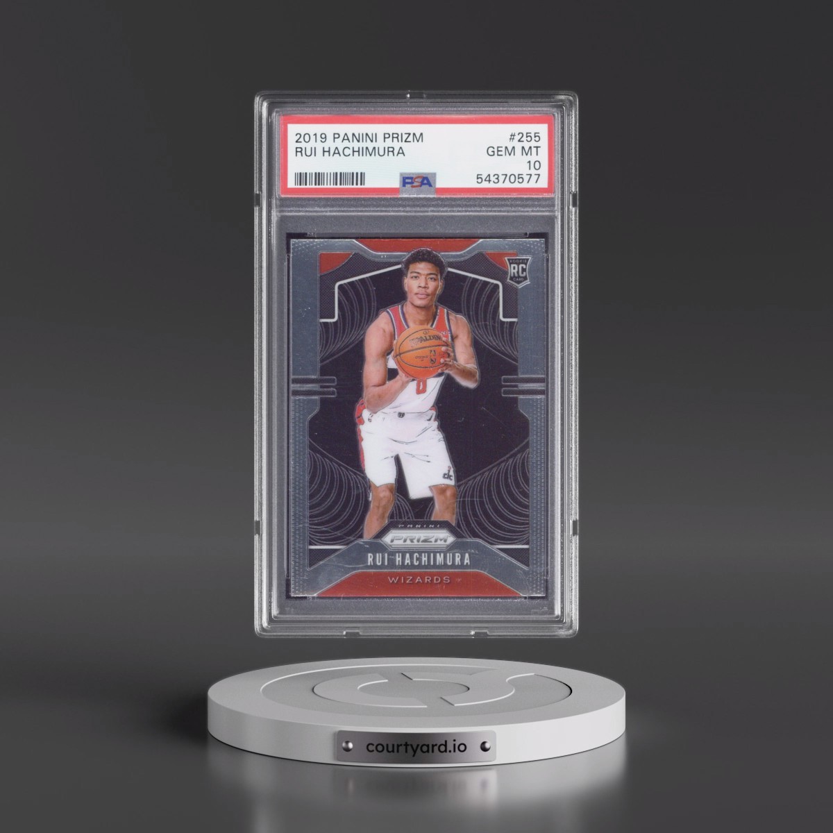 2019 Panini Prizm #255 Rui Hachimura (PSA 10 GEM MINT)