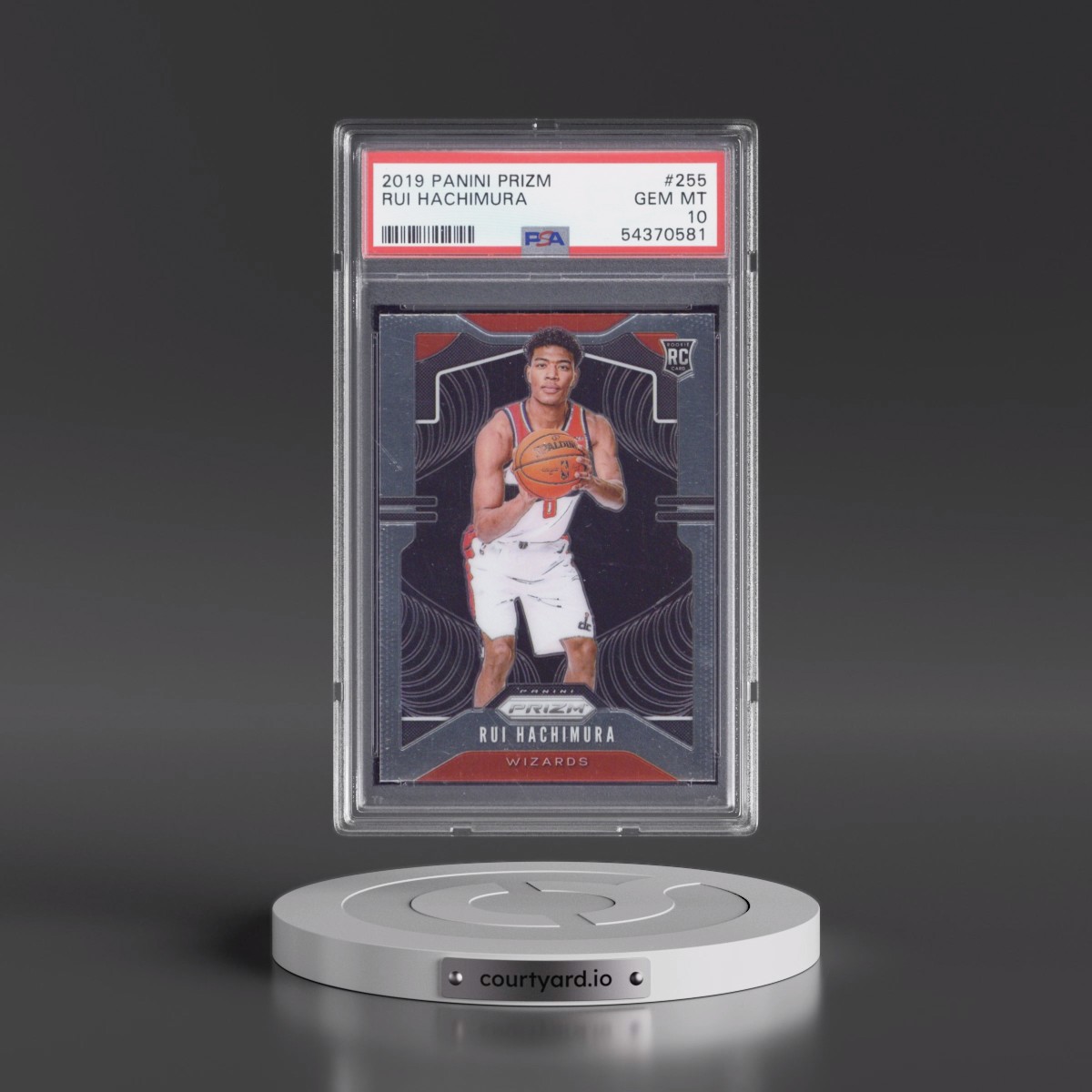 2019 Panini Prizm #255 Rui Hachimura (PSA 10 GEM MINT)