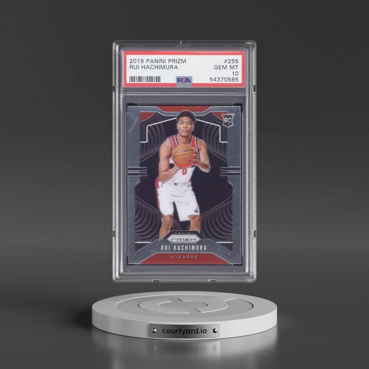 2019 Panini Prizm #255 Rui Hachimura (PSA 10 GEM MINT)