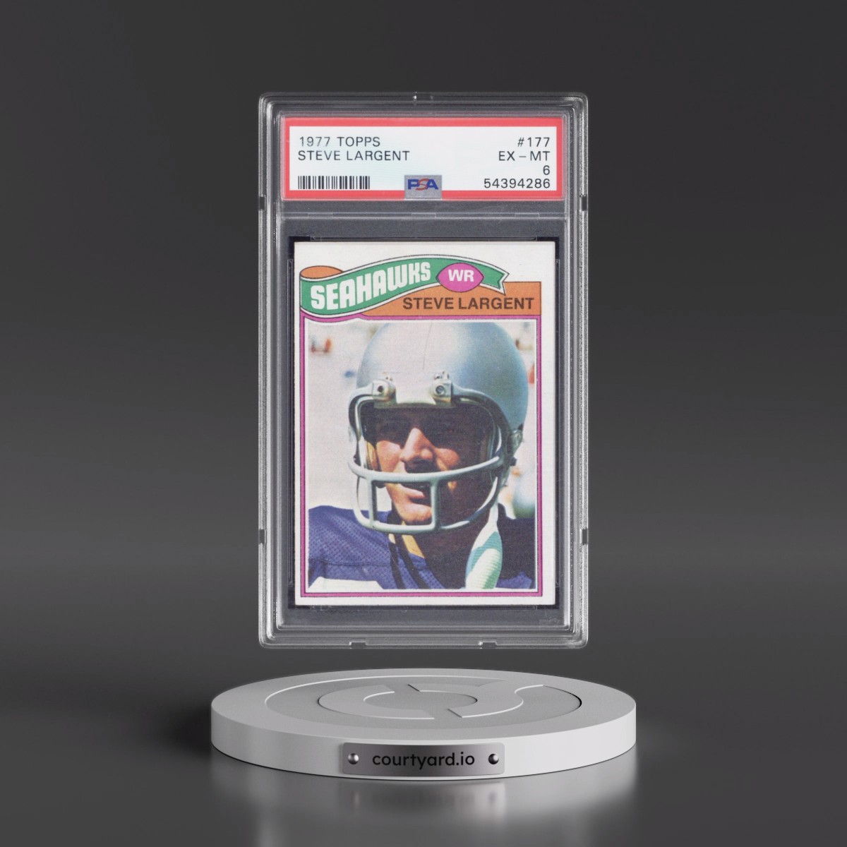 1977 Topps #177 Steve Largent (PSA 6 EX-MT)