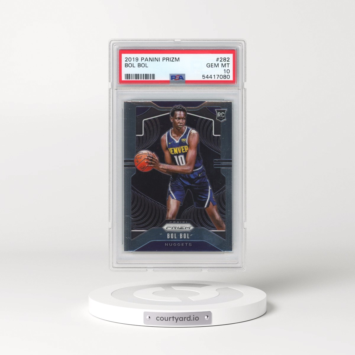 2019 Panini Prizm #282 Bol Bol (PSA 10 GEM MINT)