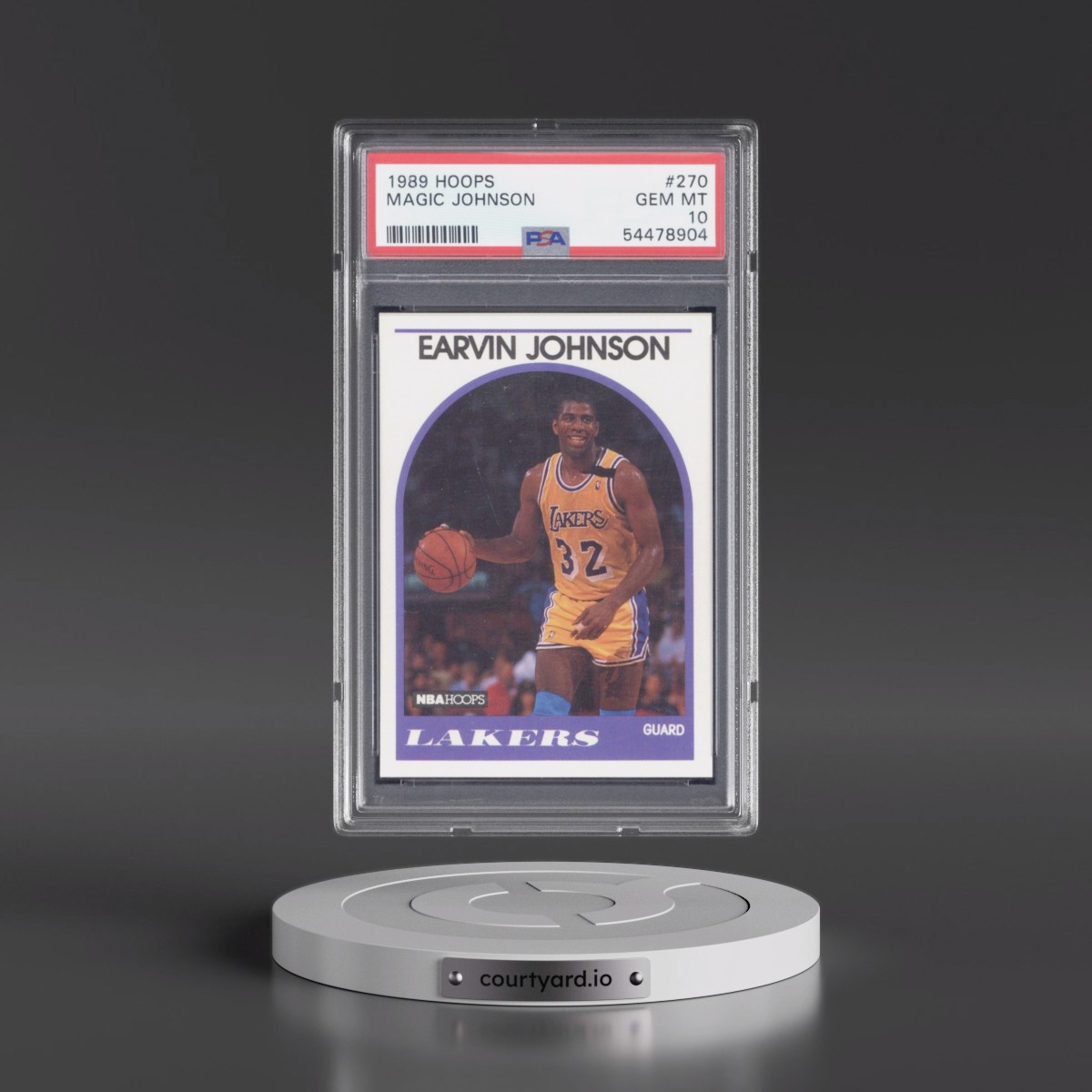 1989 Hoops Magic Johnson #270 PSA 10