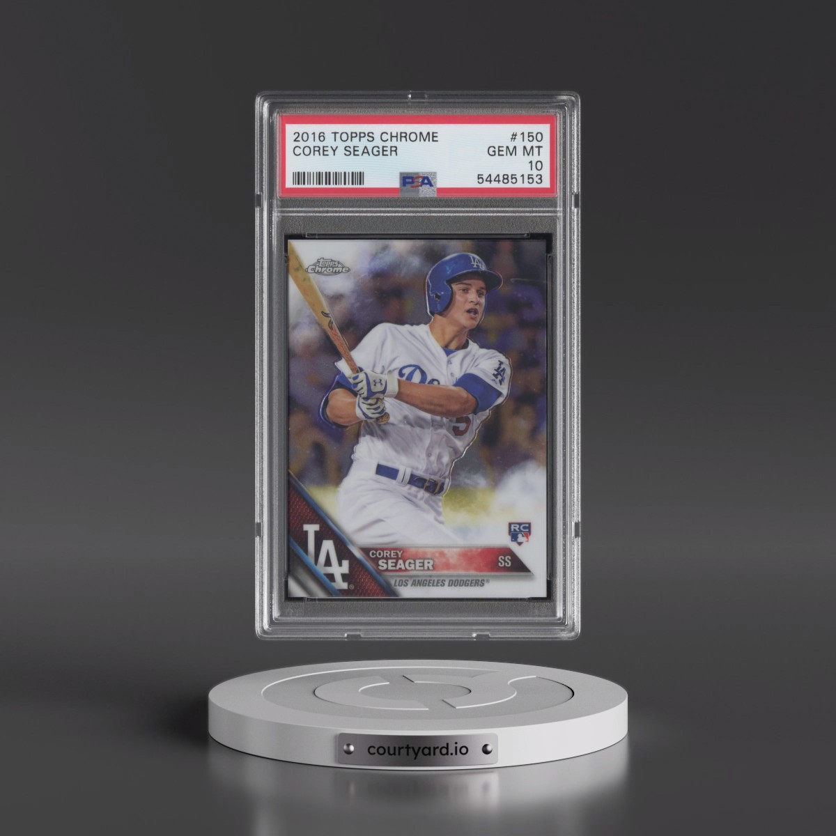 2016 Topps Chrome #150 Corey Seager (PSA 10 GEM MINT)
