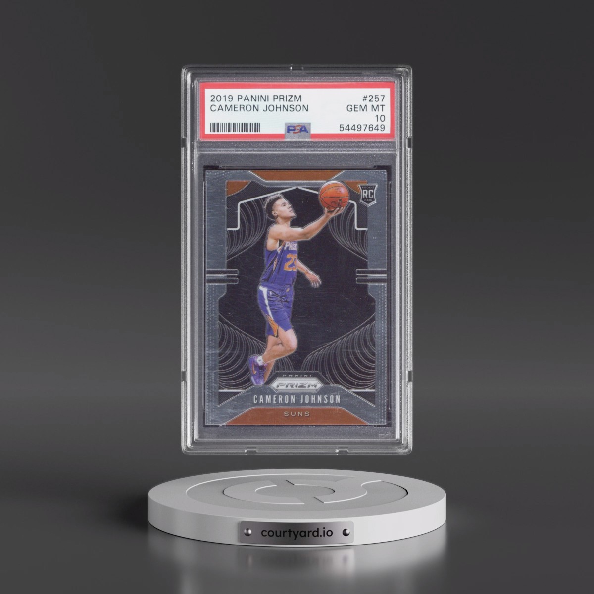 2019 Panini Prizm #257 Cameron Johnson (PSA 10 GEM MINT)