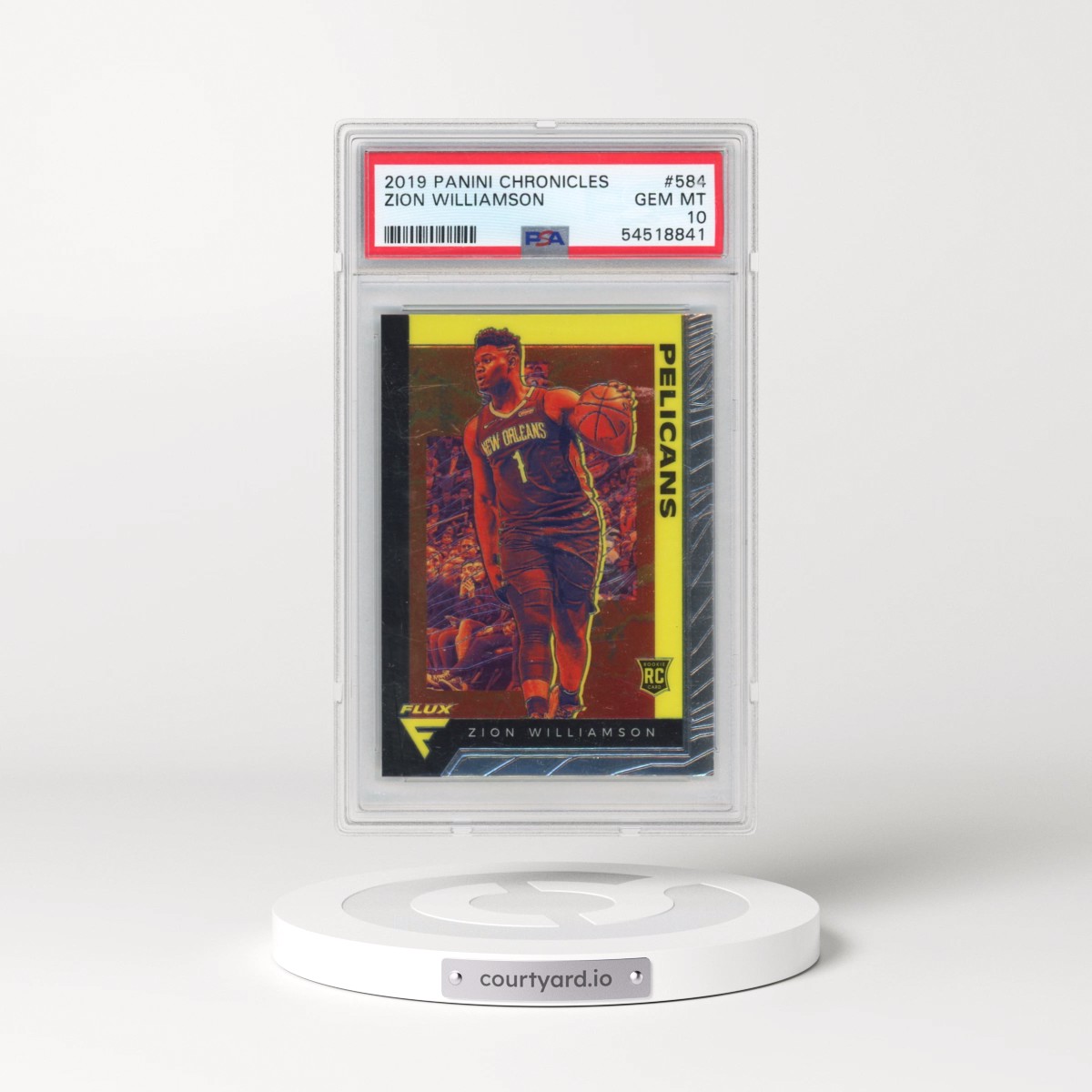 2019 Panini Chronicles #584 Zion Williamson (PSA 10 GEM MINT)