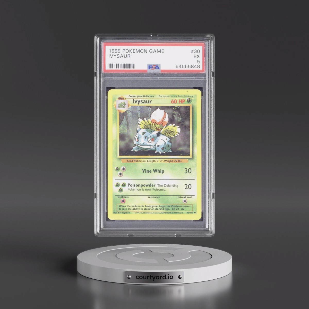 1999 Pokémon Game #30 Ivysaur (PSA 5 EX)