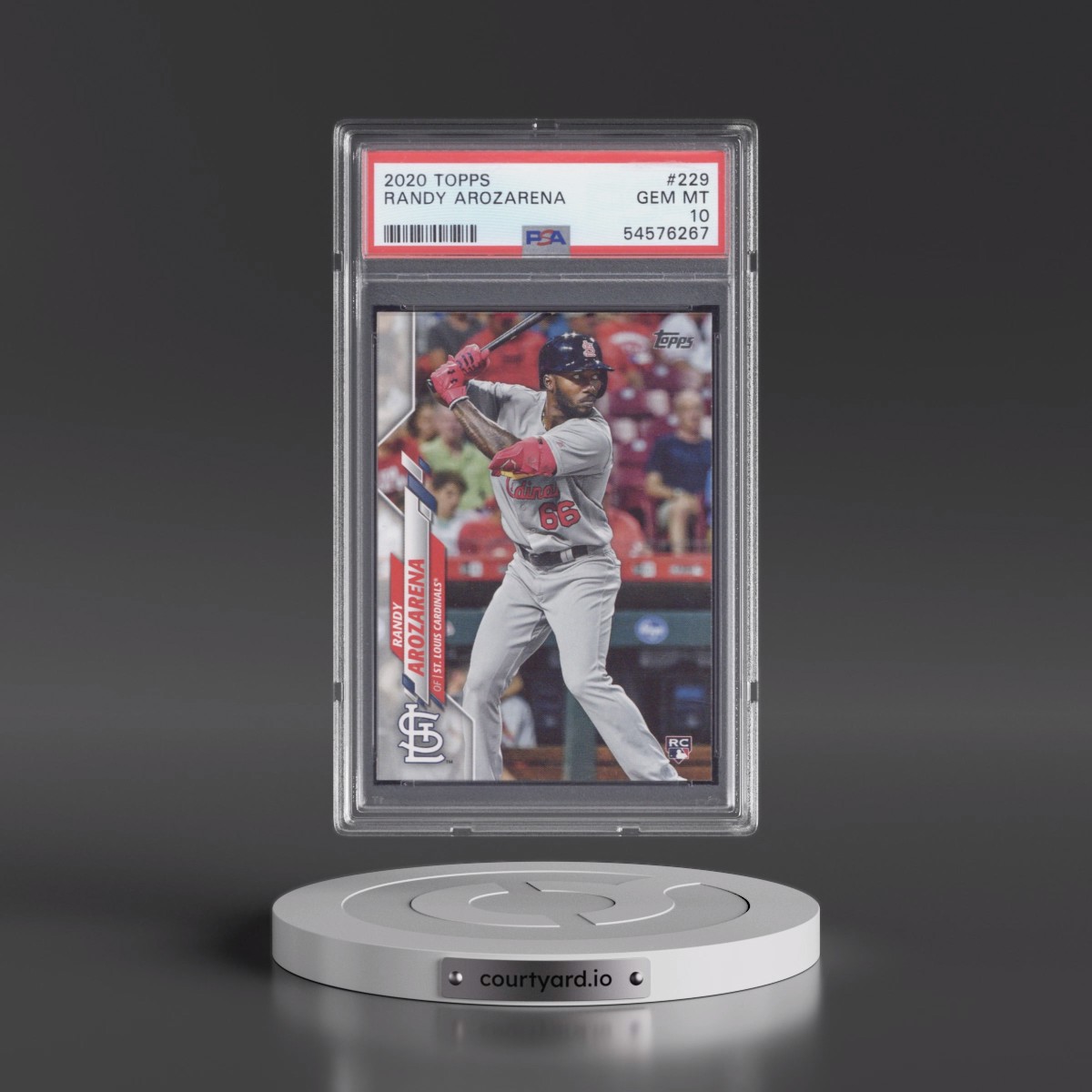 2020 Topps #229 Randy Arozarena (PSA 10 GEM MINT)