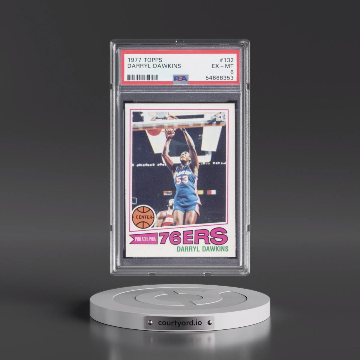 1977 Topps #132 Darryl Dawkins (PSA 6 EX-MT)