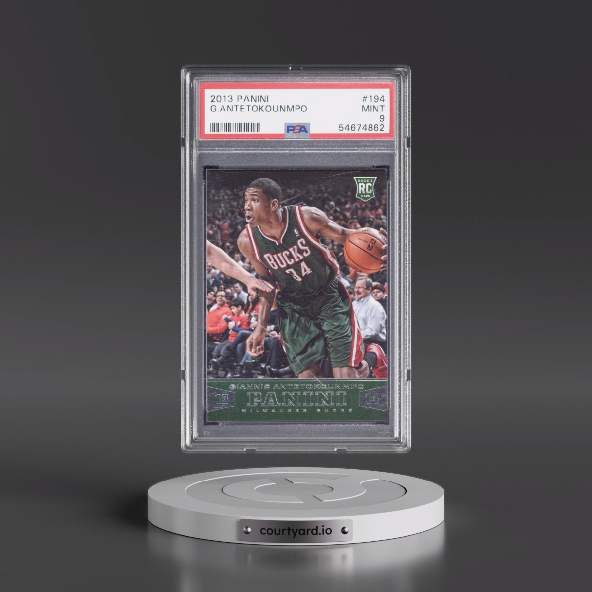 2013 Panini #194 Giannis Antetokounmpo (PSA 9 MINT)