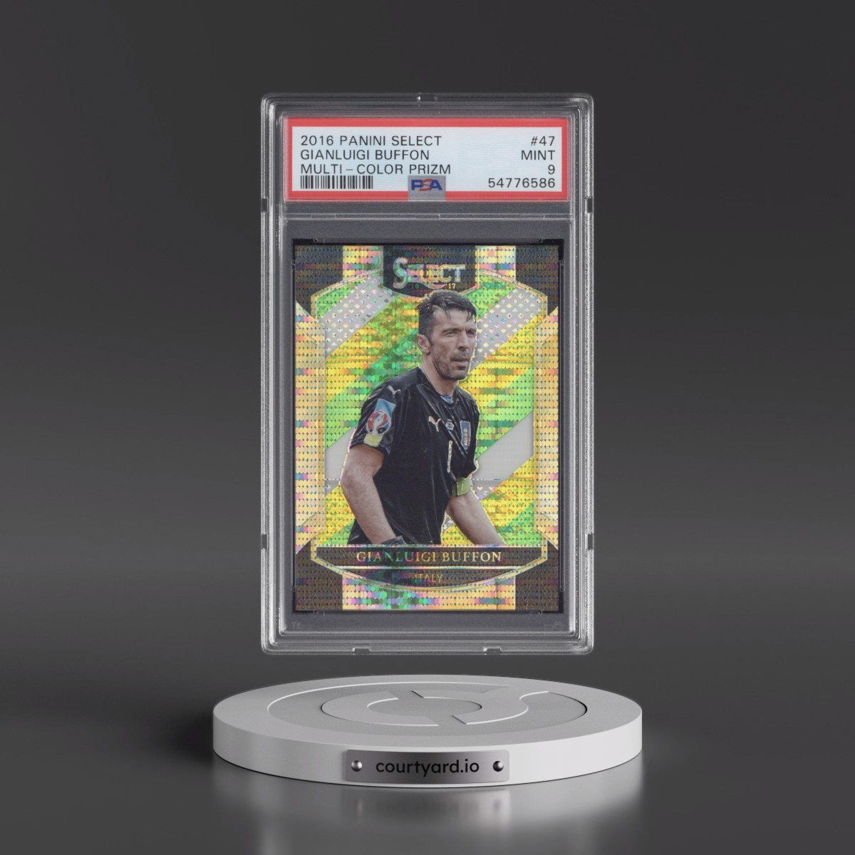 2016 Panini Select #47 Gianluigi Buffon - Multi-Color Prizm (PSA 9 MINT)