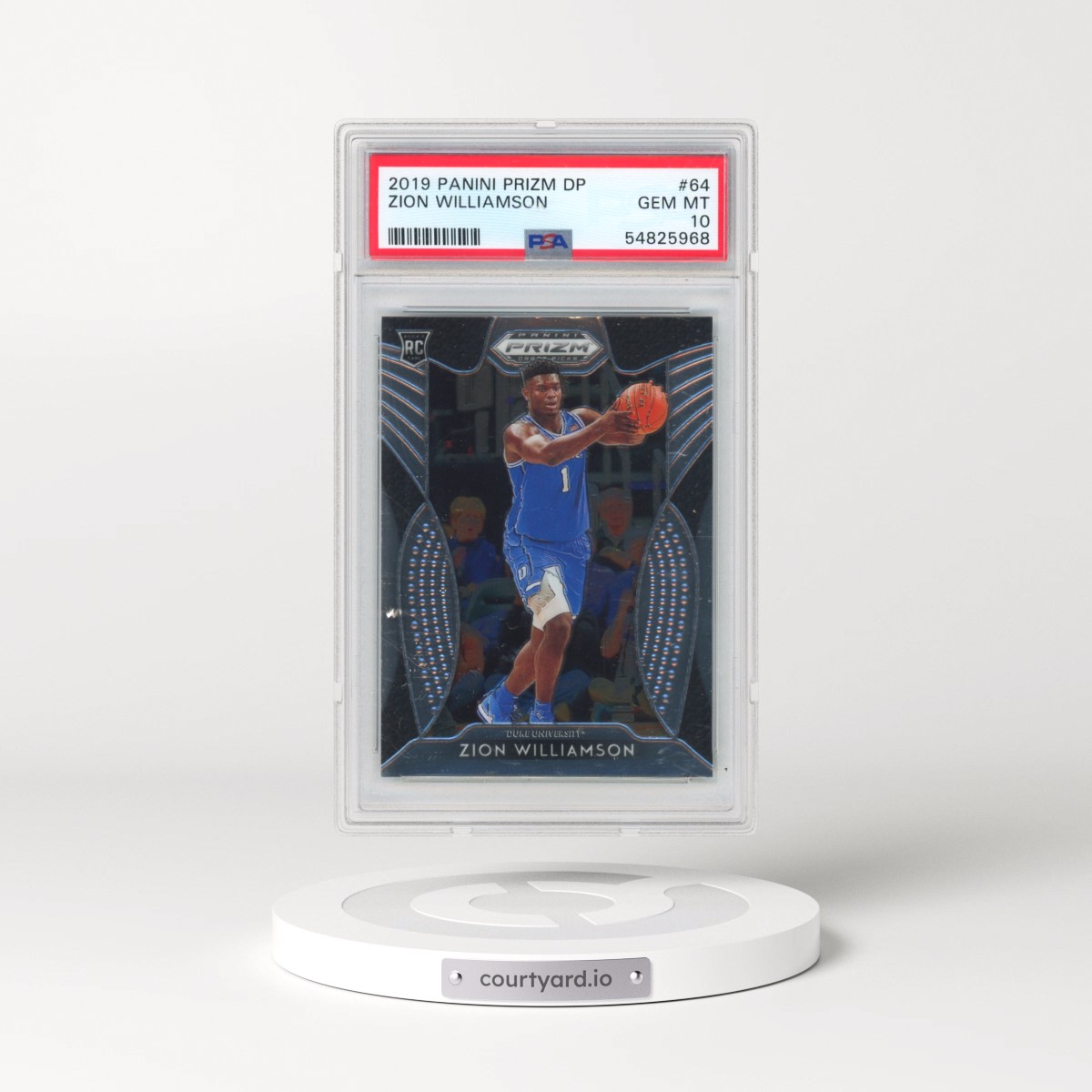 2019 Panini Prizm Draft Picks #64 Zion Williamson (PSA 10 GEM MINT)