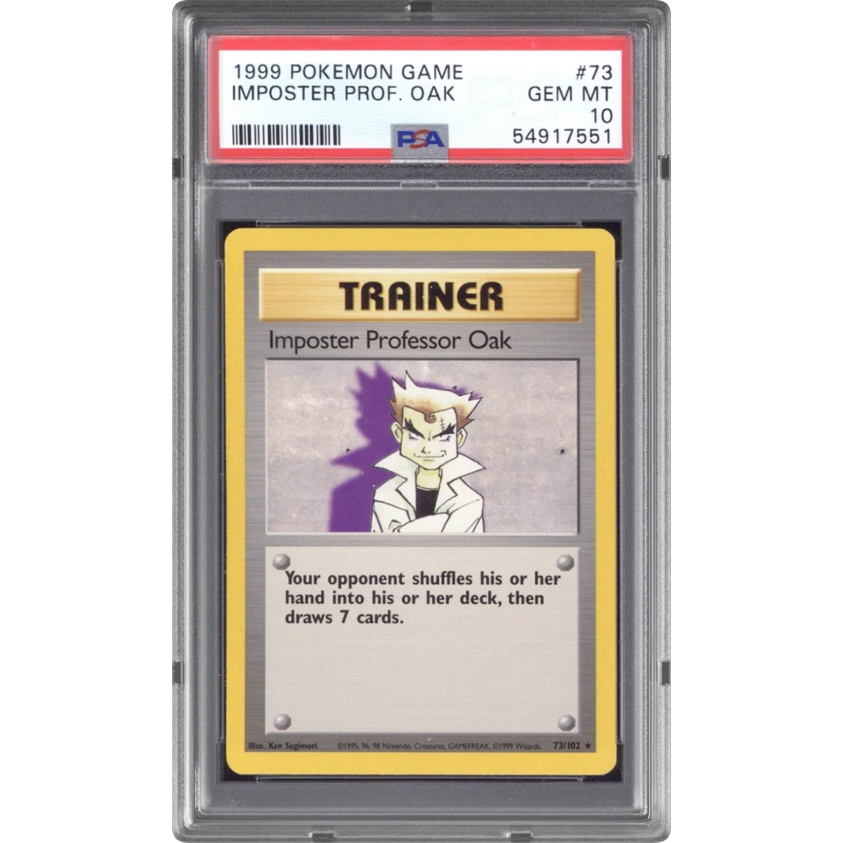Imposter Professor Oak card artwork