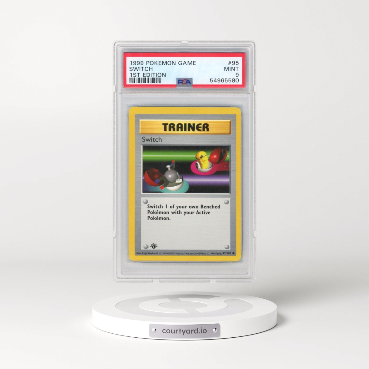 1999 Pokémon Game #95 Switch - 1st Edition (PSA 9 MINT)
