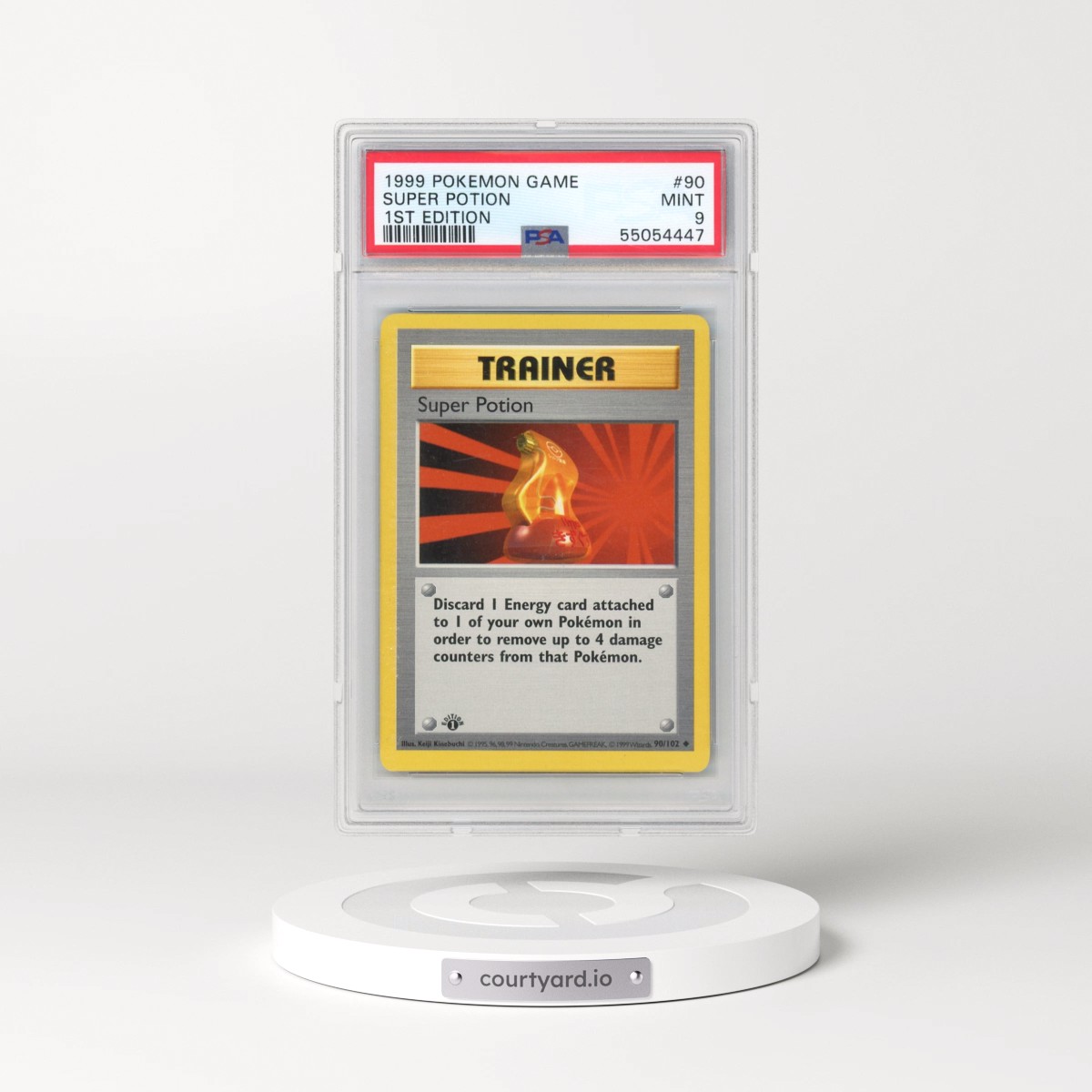 1999 Pokémon Game #90 Super Potion - 1st Edition (PSA 9 MINT)