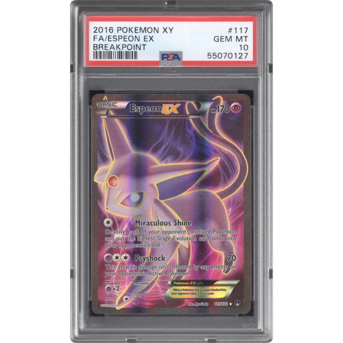 Espeon EX card artwork