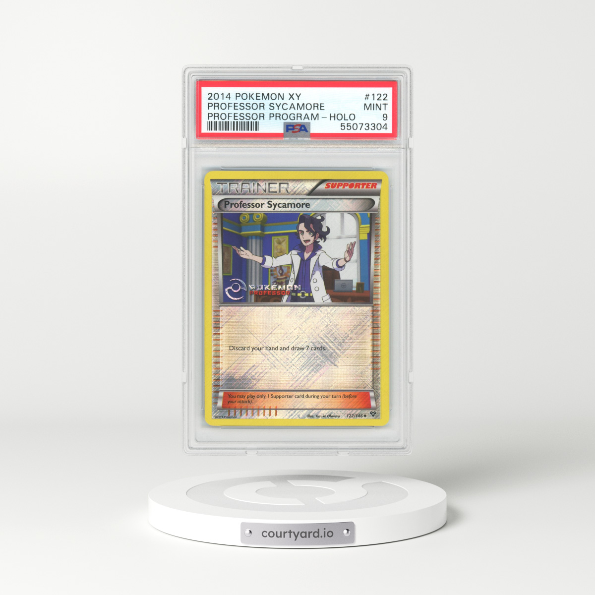 2014 XY #122 Professor Sycamore - Holo Professor Program (PSA 9 MINT)